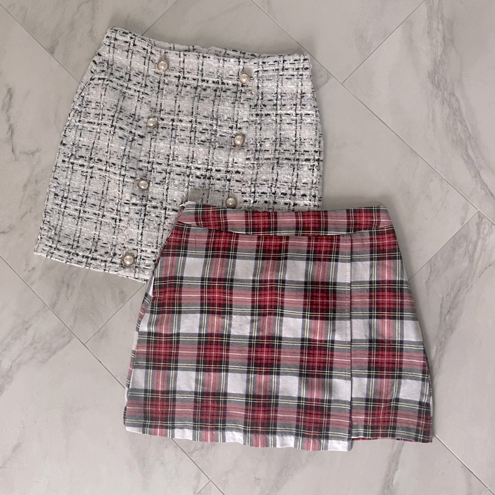 2 skirts 1 price! BUNDLE! SHEIN mini skirt bundle!